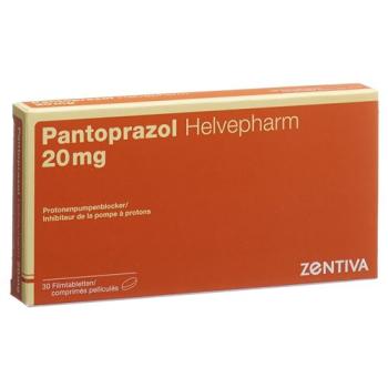 Pantoprazol Helvepharm 20 mg 30 filmtablets