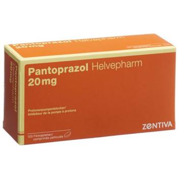 Pantoprazol Helvepharm 20 mg 120 filmtablets