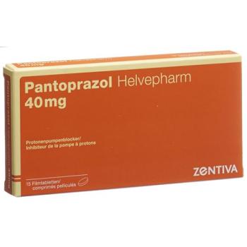 Pantoprazol Helvepharm 40 mg 15 filmtablets