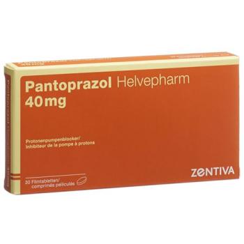Pantoprazol Helvepharm 40 mg 30 filmtablets