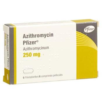Azithromycin Pfizer Filmtablet 250 mg 6 pcs