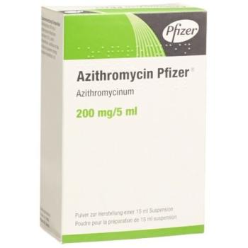 Azithromycin Pfizer Plv 200 mg/5ml for making a suspension