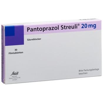 Pantoprazole Streuli film tablets 20 mg 30 pcs