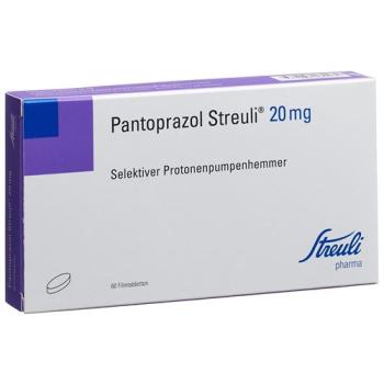 Pantoprazole Streuli film tablets 20 mg 60 pcs