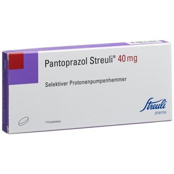 Pantoprazole Streuli film tablets 40 mg 7 pcs