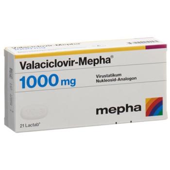 Valaciclovir-Mepha Lactab 1000 mg 21 pcs