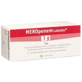 Meropenem Labatec IV Dry sub 1 g for the production of an Inje