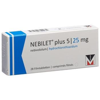Nebilet plus film tablet 5/25 mg 28 pcs