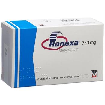 Ranexa Ret Tabl 750 mg 60 pcs