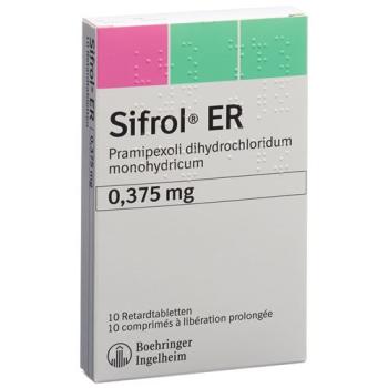 Sifrol ER Ret Tabl 0.375 mg 10 pcs