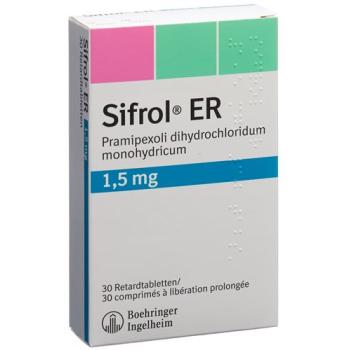 Sifrol ER Ret Tabl 1.5 mg 30 pcs