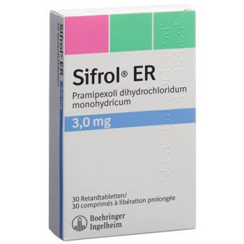 Sifrol ER Ret Tabl 3 mg 30 pcs