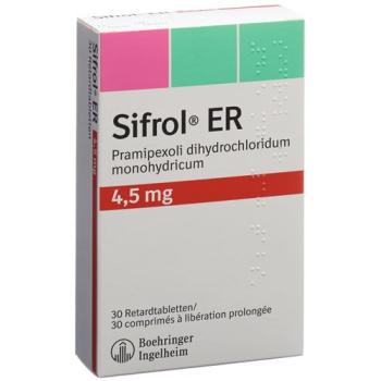 Sifrol ER Ret Tabl 4.5 mg 30 pcs