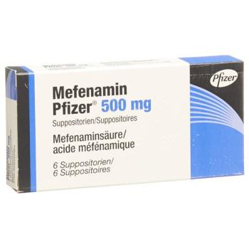 Mefenamin Pfizer Supp 500 mg 6 pcs