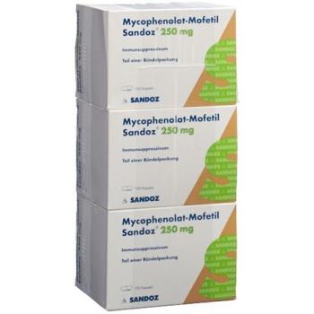Mycophenolate Mofetil Sandoz Kaps 250 mg 300 pcs