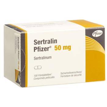 Sertraline Pfizer Filmtablet 50 mg 100 pcs