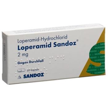 Loperamide Sandoz Kaps 2 mg 60 pcs