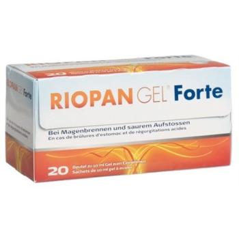 Riopan Gel Forte 1600 mg 20 bags 10 ml