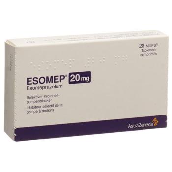 Esomep MUPS Tabl 20 mg 28 pcs