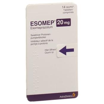 Esomep MUPS Tabl 20 mg 98 pcs