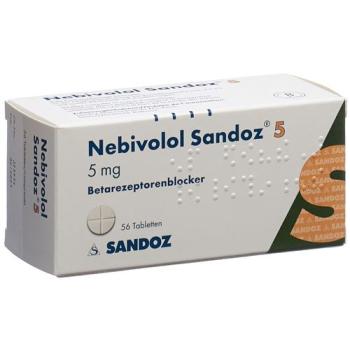 Nebivolol Sandoz Tabl 5 mg 56 pcs