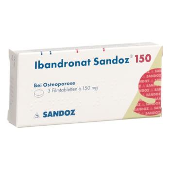 Ibandronat Sandoz Filmtabl 150 mg 3 pcs