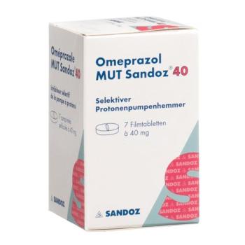 Omeprazol MUT Sandoz Filmtabl 40 mg Ds 7 pcs