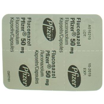 Fluconazol Pfizer Kaps 50 mg 28 pcs