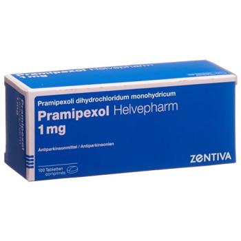 Pramipexole Helvepharm Tabl 1 mg 100 pcs