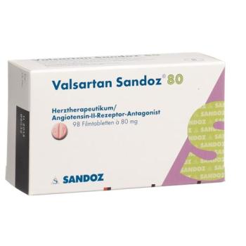VALSARTAN Sandoz film tablets 80 mg
