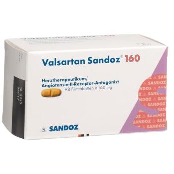 Valsartan Sandoz film tablets 160 mg 98 pcs