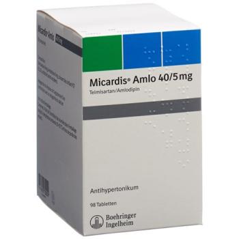 Micardis Amlo Tabl 40/5mg 98 pcs