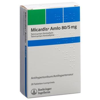Micardis Amlo Tabl 80/5 mg 28 pcs