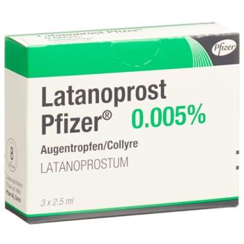 Latanoprost Pfizer Gtt Opht 3 Fl 2.5ml