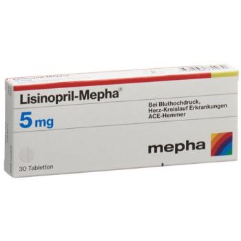 Lisinopril-Mepha Tabl 5 mg 30 pcs