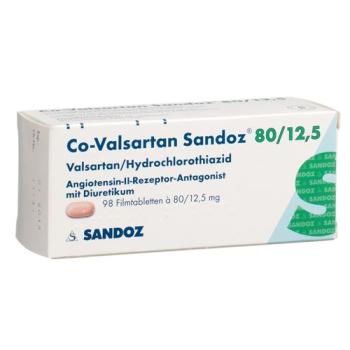 Co-Valsartan Sandoz film tablets 80/12.5 98 pcs