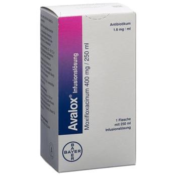Avalox Inf L&ouml;s 400 mg/250ml Fl 250 ml