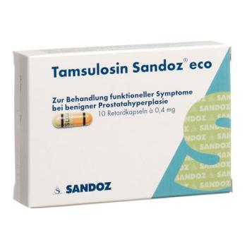 Tamsulosin Sandoz eco Ret Kaps 0.4 mg 10 pcs