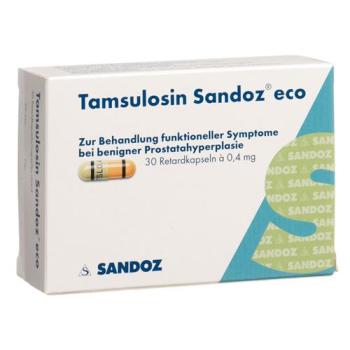 Tamsulosin Sandoz eco Ret Kaps 0.4 mg 30 pcs