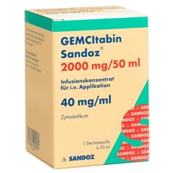 Gemcitabin Sandoz 2000 mg/50 ml Durchstechflasche