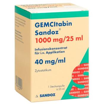 Gemcitabin Sandoz 1000 mg/25 ml Durchstechflasche
