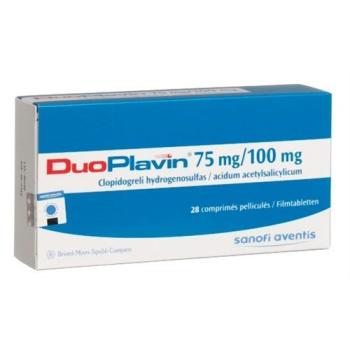 DuoPlavin Tabl 75/100 mg 28 pcs