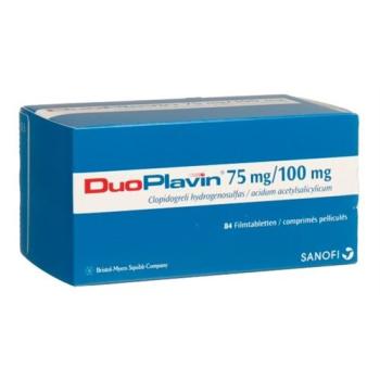 DuoPlavin Tabl 75/100 mg 84 pcs