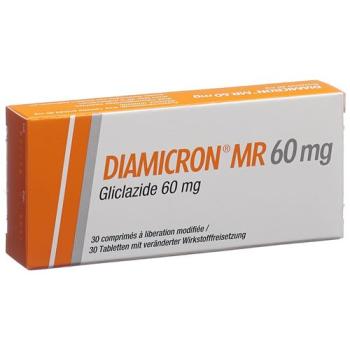 Diamicron MR Tabl 60 mg 30 pcs