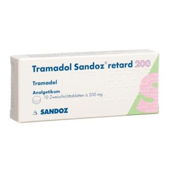 Tramadol Sandoz Ret Tabl 200 mg 10 pcs