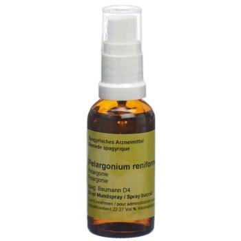 Spagyros Spagyr Pelargonium renif D 4 bottles 30 ml