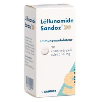Leflunomide Sandoz Filmtabl 20 mg 30 pcs