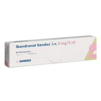 Ibandronat Sandoz Inj L&ouml;s 3 mg/3ml i.v. Ready spray 3 ml