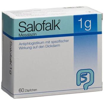 Salofalk Supp 1 g 60 pcs