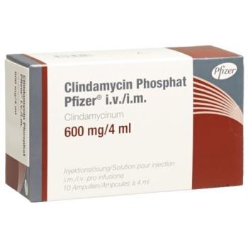 Clindamycin phosphate Pfizer 600mg/4ml 10amp 4ml